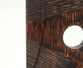 Sculpture- turned, textured and carved and dyed