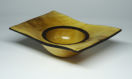 Wild Sage rectangular bowl with pyrographed edges