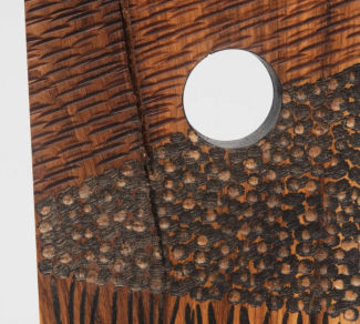 Sculpture- textured and carved and dyedSculpture- turned, textured and carved and dyedSculpture- turned, textured and carved and dyed