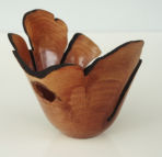 Turned natural edge Myrtle bowl 